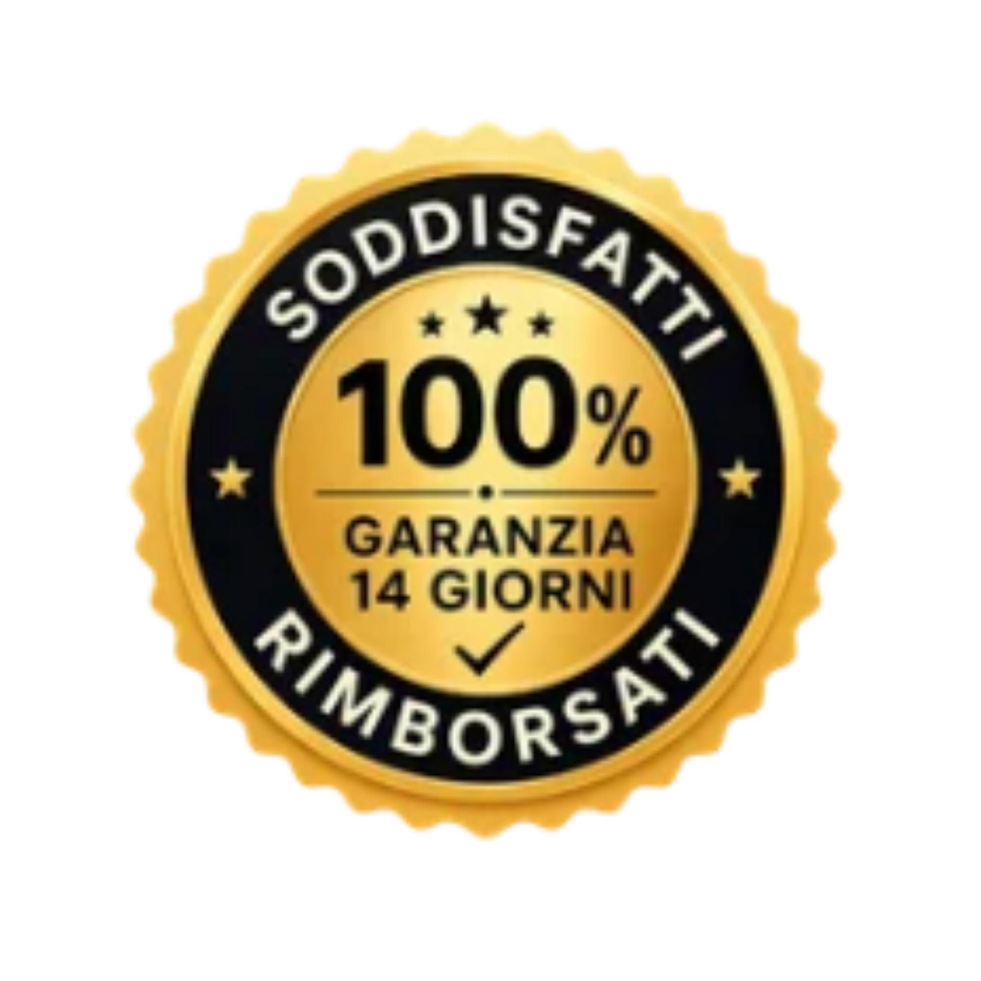 Garanzia 14 giorni soddisfatti o rimborsati